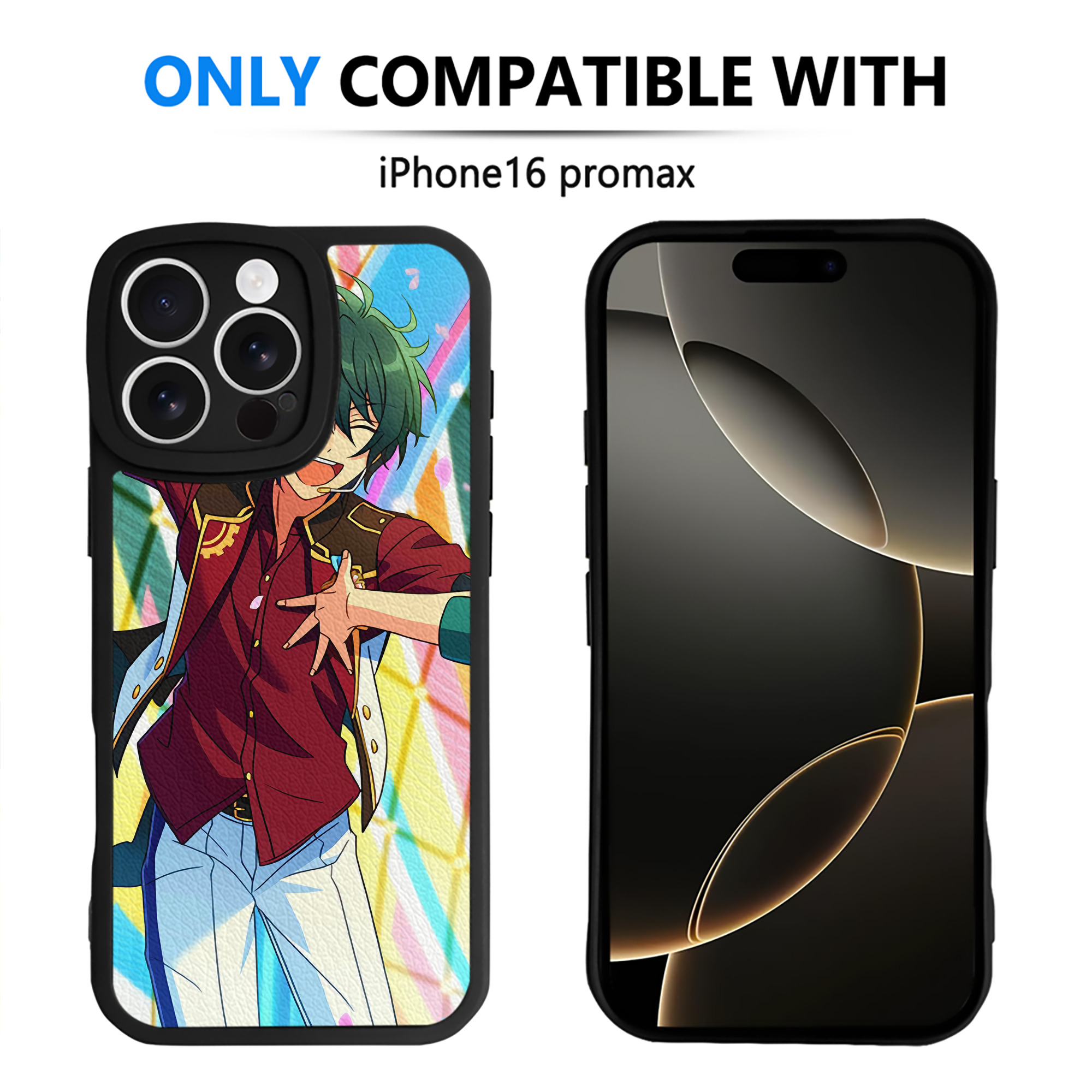 （画像用） あんさんぶるスターズ! Ensemble Stars 【iPhone 16シリーズ対応】シリコンスマホケース（レザー調） 材質：シリコン